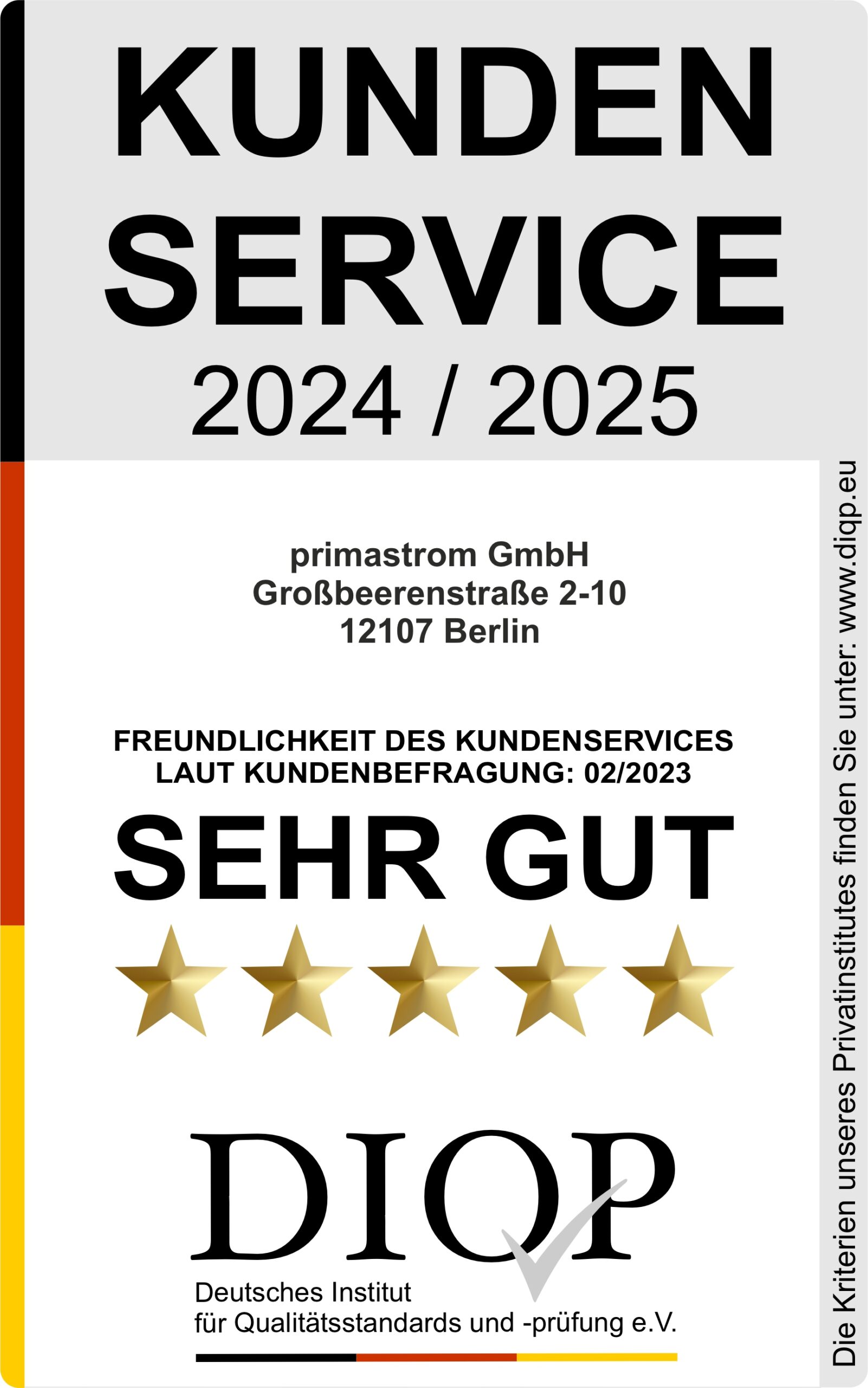 Kunden Service (DIQP) 2024-2025